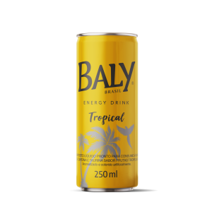 Energético Baly Melância 250 ml  com 6 unidades