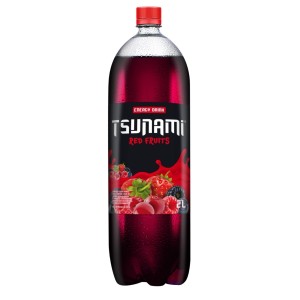 Enérgético Tsunami Red Fruits 2 Litros com 6 unidades