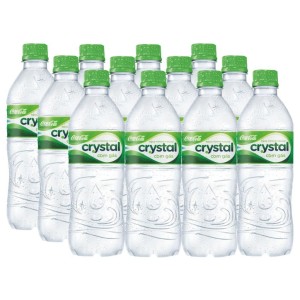 Água Crystal c/ gás 500 ml com 12 unidades