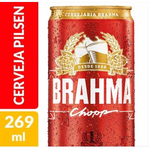 CERVEJA BRAHMA CHOPP PILSEN 269ML LATA