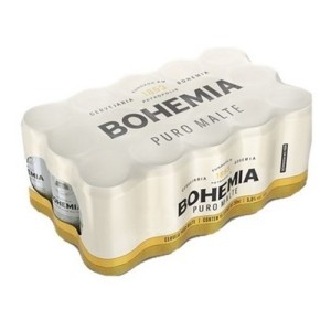 Cerveja Bohemia Lata 269 ml com 15 unidades
