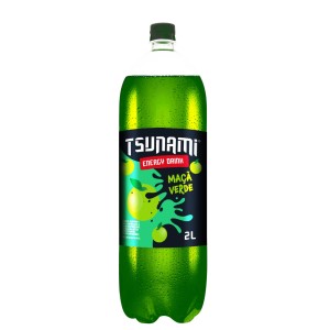 Energético Tsunami Maçã Verde 2 Litros
